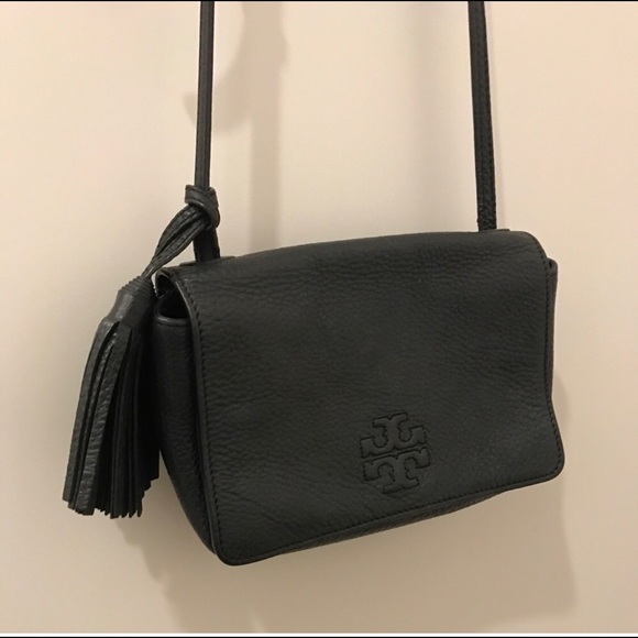 Tory Burch Handbags - Tory Burch Black flap purse/ bag